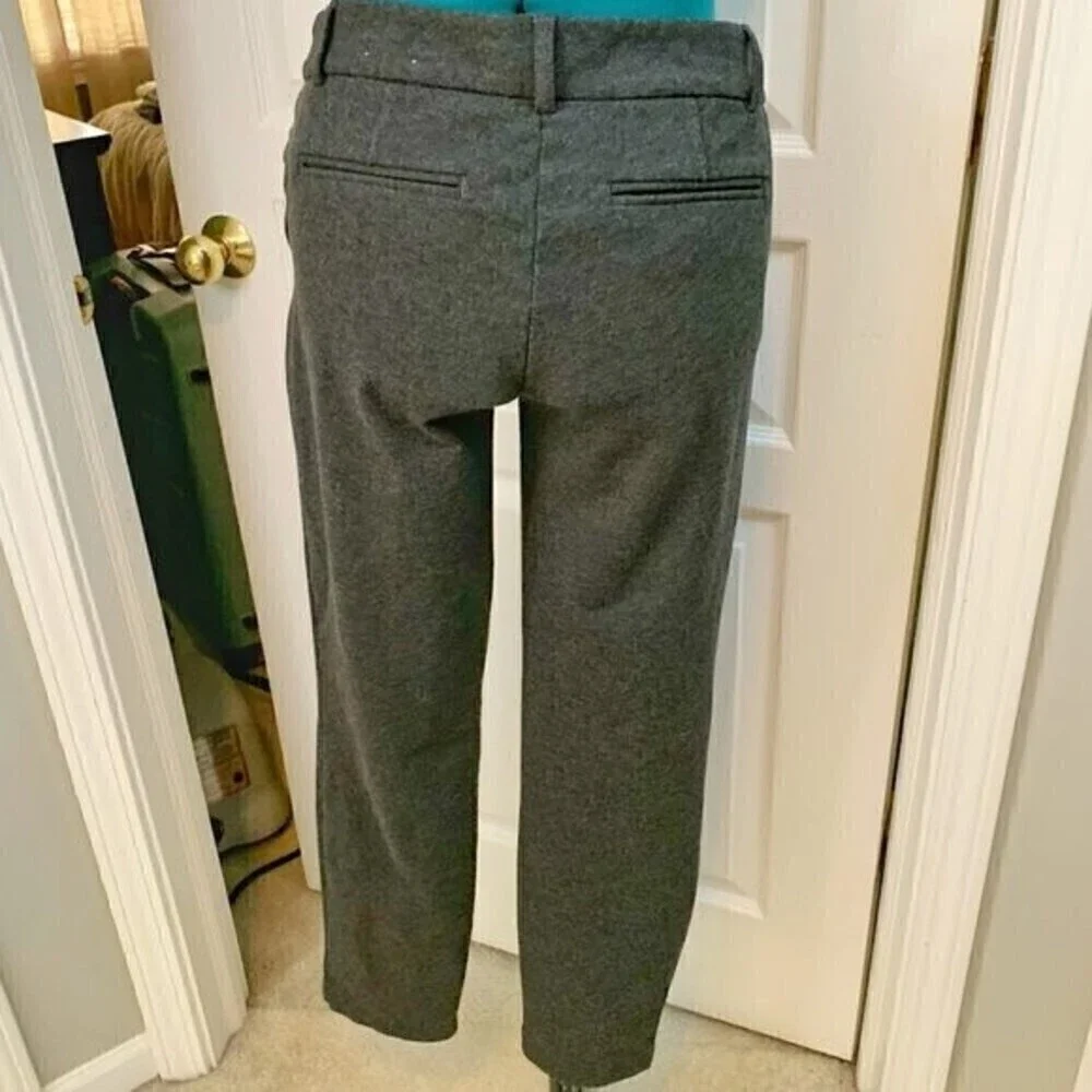 Lila Rose Flat Front Straight Fit Career Casual Relaxed Comfy Trouser Pants